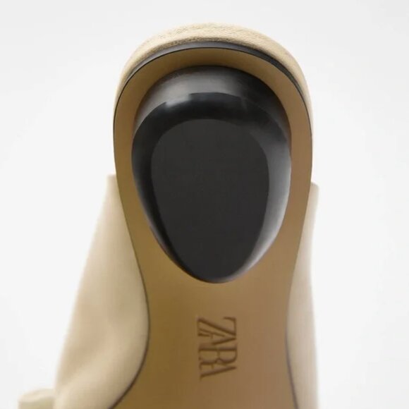 Zara Flat Leather Shoes with Ties EUR 38 - Picture 5 of 15